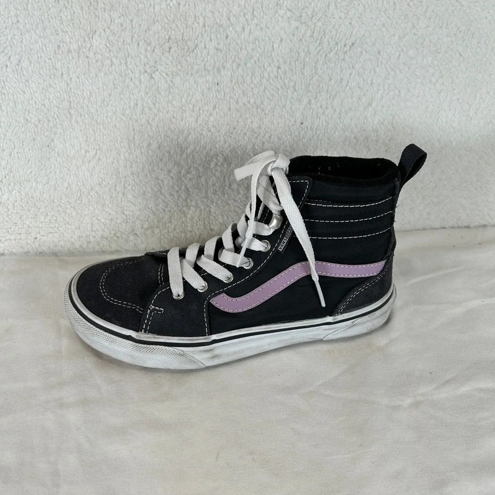 Vans Sk8-Hi Vansguard Missy Black Lavender‎ High Top Sneakers 3.0 US Missy